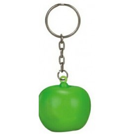 Green Apple Stress Reliever Keychain with Logo