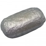 Custom Burrito/ Baked Potato in Foil Squeezies Stress Reliever