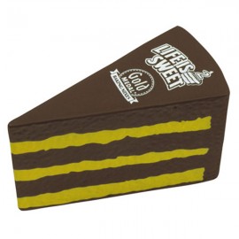 Cake Slice Stress Reliever with Logo  Cake Slice Stress Reliever with Logo