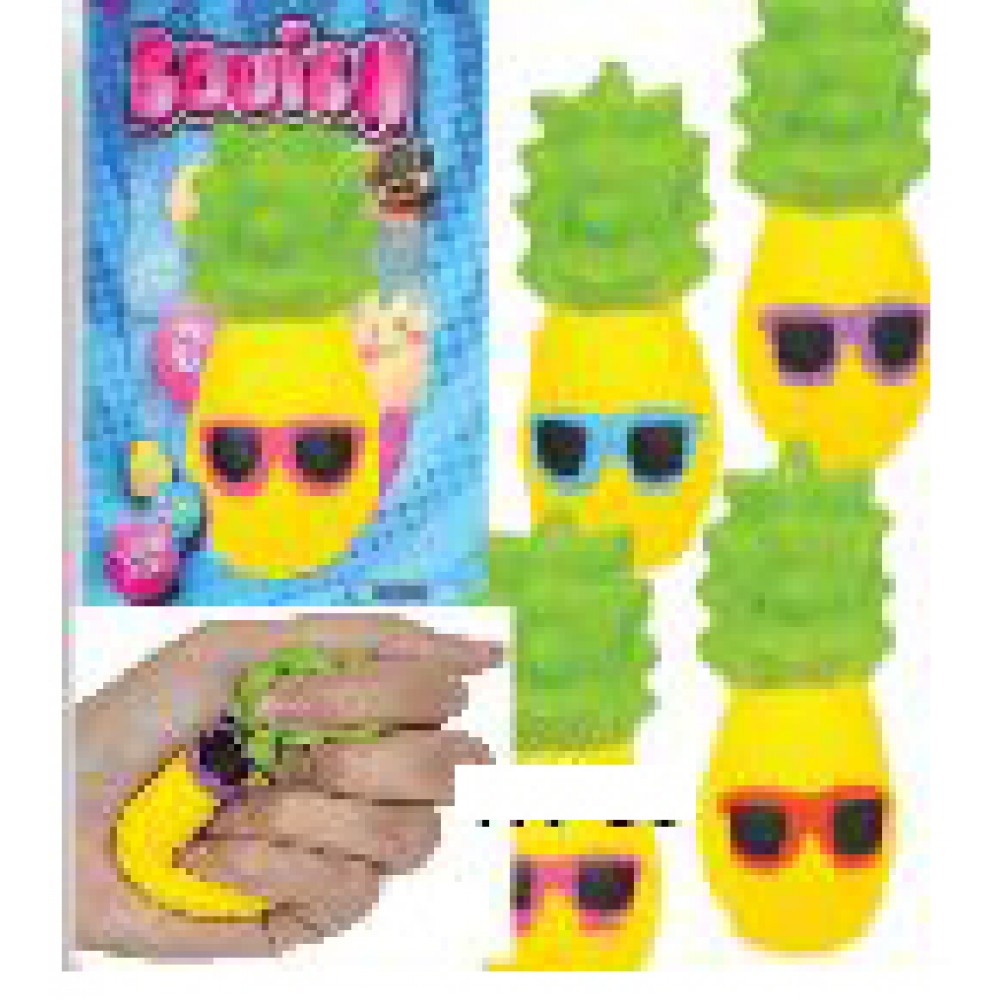 Customized 4" Squish Pineapple Toy