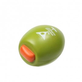 Olive Shaped Stress Reliever with Logo