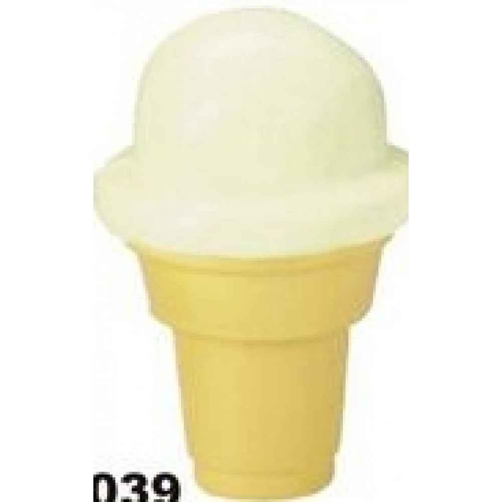 Custom Food Series Ice Cream Cone Stress Reliever