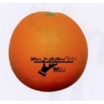 Logo Branded Food Fruit Series Orange Stress Reliever