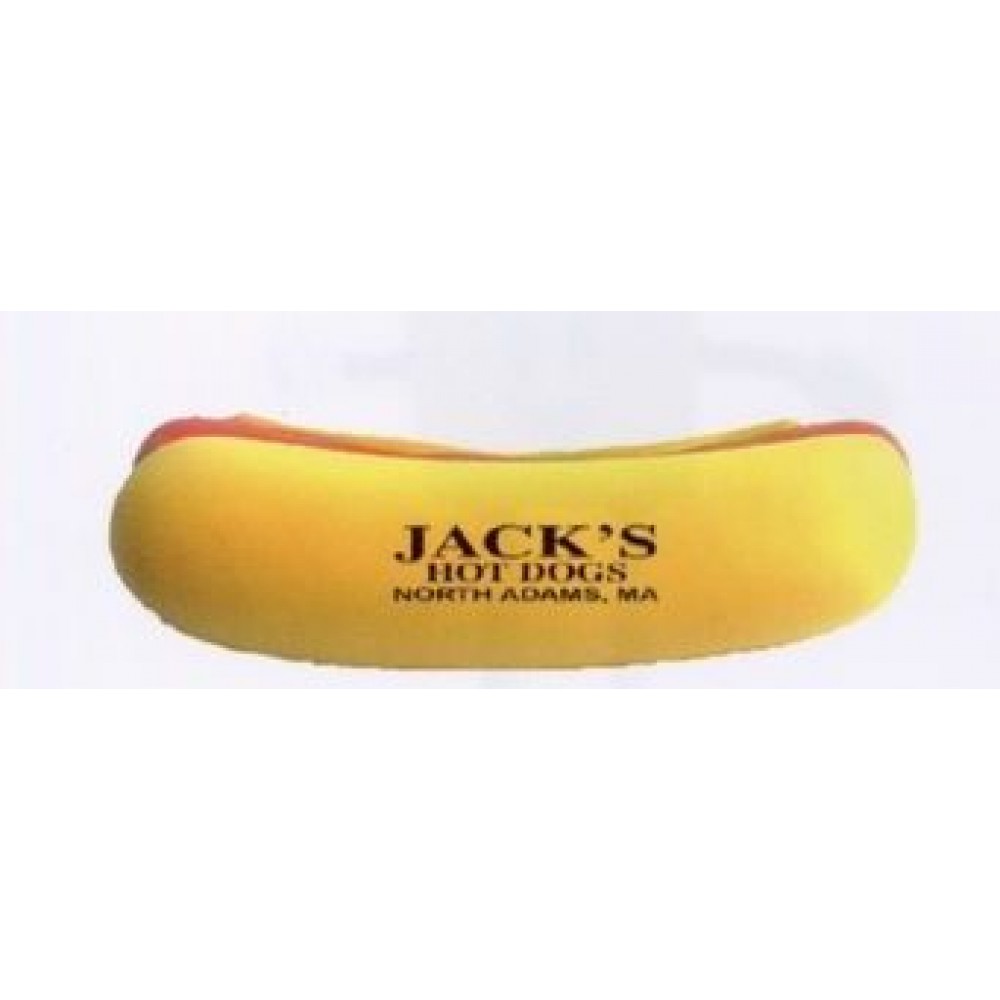Food Series Hot Dog Stress Reliever with Logo