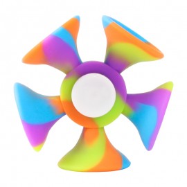 Silicone Sucker Fidget Spinner Stress Relief with Logo  Silicone Sucker Fidget Spinner Stress Relief with Logo