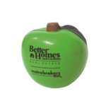 Personalized Custom Green Apple Shaped Stress Reliever