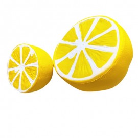 Lemon Shaped Stress Reliever with Logo