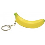 Banana Key Chain Stress Reliever Squeeze Toy with Logo