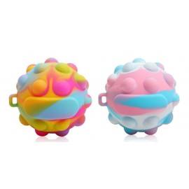 Silicone Popper Stress Ball Toys with Logo  Silicone Popper Stress Ball Toys with Logo