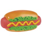 Customized Hot Dog Squeezies Stress Reliever