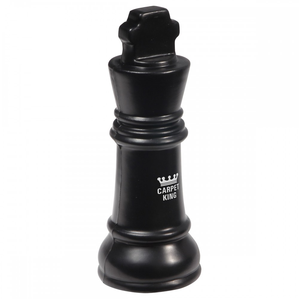 King Chess Piece Stress Reliever with Logo