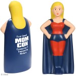 Super Heroine Stress Reliever with Logo