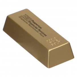 Gold Bar Stress Reliever with Logo