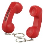 Custom Telephone Receiver Stress Reliever Key Chain