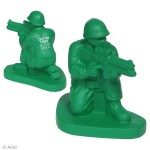 Army Man Stress Reliever with Logo
