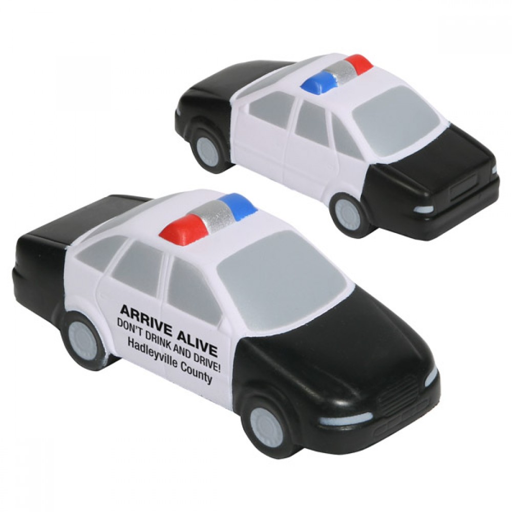 Police Car Stress Reliever with Logo