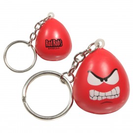 Promotional Mood Maniac Stress Reliever Key Chain-Angry
