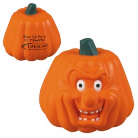 Logo Branded Pumpkin Stress Reliever Maniacal