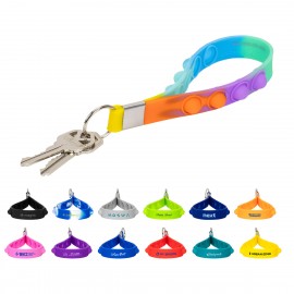 Promotional Push Pop Stress Reliever Keychain