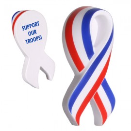 Patriotic Ribbon Stress Reliever with Logo