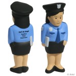 Police Woman Stress Reliever with Logo