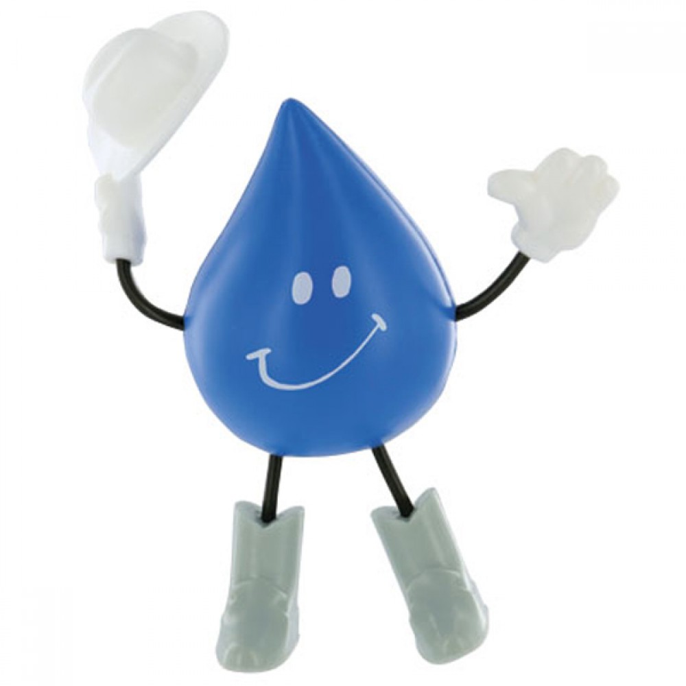 Western Droplet Stress Reliever Figure with Logo Western Droplet Stress Reliever Figure with Logo