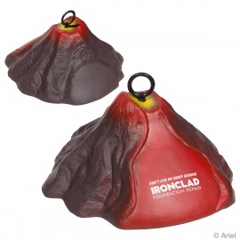 Vibrating Volcano Stress Reliever with Logo