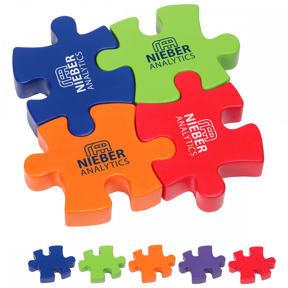 4-Piece Connecting Puzzle Set Stress Reliever with Logo 4-Piece Connecting Puzzle Set Stress Reliever with Logo