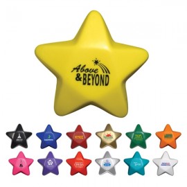 Logo Branded Star Stress Reliever