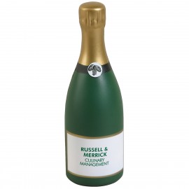 Champagne Bottle Stress Reliever with Logo