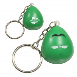 Mood Maniac Stress Reliever Key Chain-Apathetic with Logo