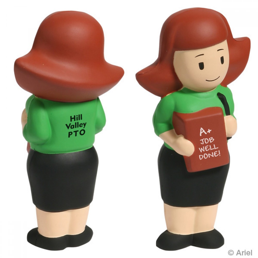 Female Teacher Stress Reliever with Logo Female Teacher Stress Reliever with Logo