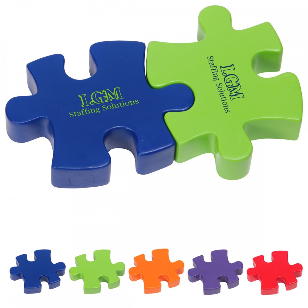 Customized 2-Piece Connecting Puzzle Set Stress Reliever