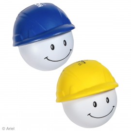 Hard Hat Mad Cap Stress Reliever with Logo