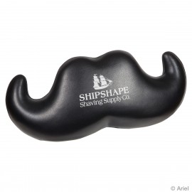 Handlebar Mustache Stress Reliever with Logo