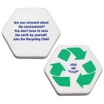Recycle Symbol Stress Reliever with Logo