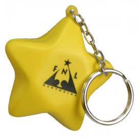 Custom Star Stress Reliever Key Chain