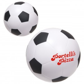 Logo Branded Large Soccer Ball Stress Reliever