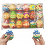 Logo Branded Squishy Easter Egg Squeeze Toy Stress Reliever