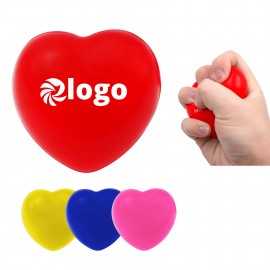 Personalized Custom PU Heart Stress Balls For Valentine's Day Heart Health MOQ 50pcs
