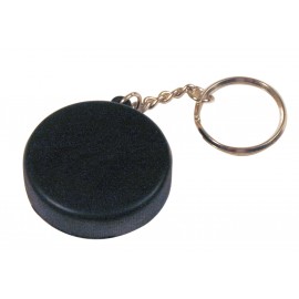 Hockey Puck Squeezies Stress Reliever Keychain with Logo