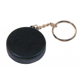 Hockey Puck Squeezies Stress Reliever Keychain with Logo  Hockey Puck Squeezies Stress Reliever Keychain with Logo