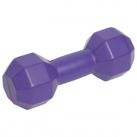 Dumbbell Stress Reliever - Neon Purple with Logo