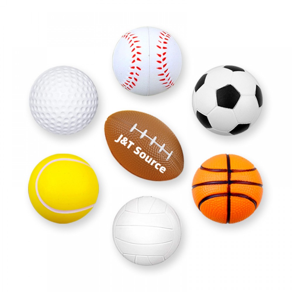 Mini Baseball Sports Squeezable Stress Relief Balls with Logo