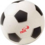 Logo Branded 2 1/2" Foam Soccer Ball Stress Reliever