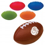 5" Large Football Stress Reliever with Logo