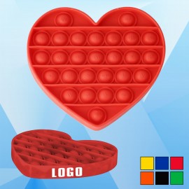 Personalized Heart Stress Reliever Silicone Toy