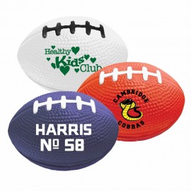 Foam Stress Reliever Football Colors with Logo