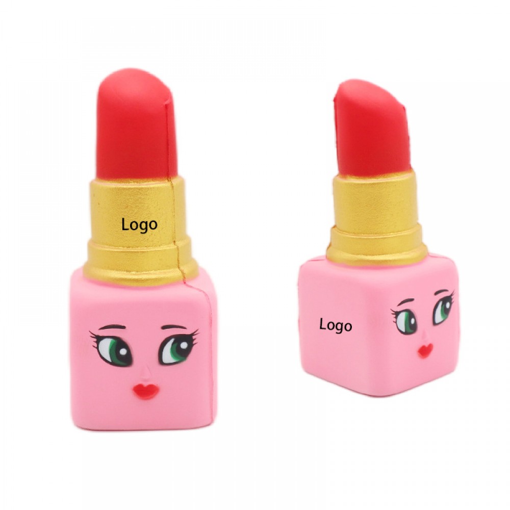 Promotional Creative Lipstick Squeeze Toy Stress Reliever