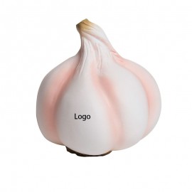 Logo Branded Squishy Garlic Squeeze Toy Stress Reliever